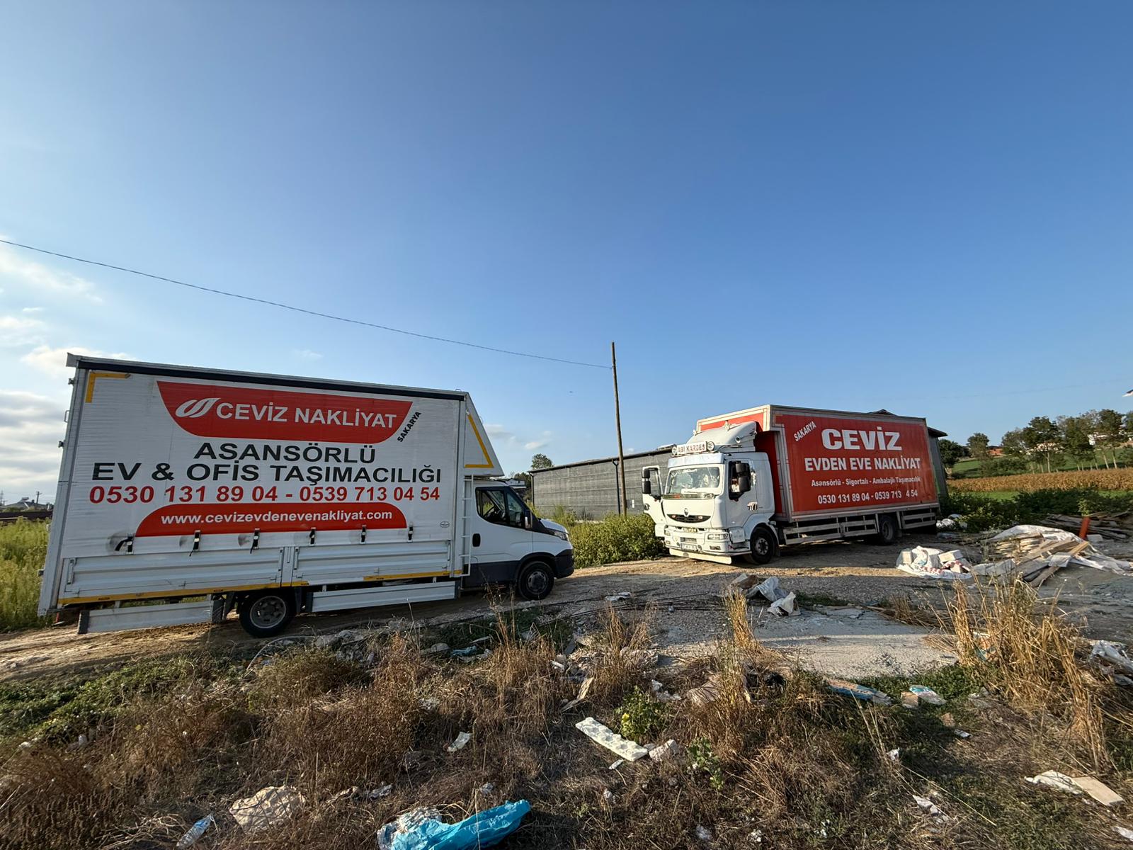 Nakliyat Kamyonu ve Kutular